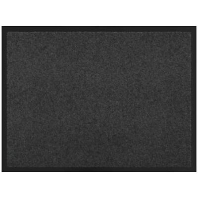 HELLOSHOP26 Felpudo Rectangular Para Interiores 60 X 40 X 1,2 Cm Diseño Moderno Antifatiga Tejido Antracita 020058994 HELLOSHOP26 Felpudo Rectangular Para Interiores 60 X 40 X 1,2 Cm Diseño Moderno Antifatiga Tejido Antracita 020058994