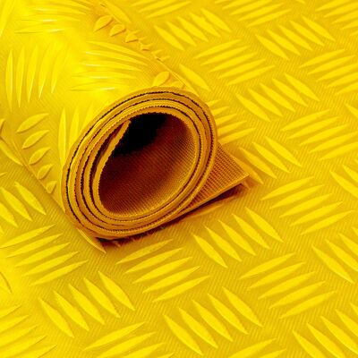 Vivol - Corredor De Goma / Alfombra De Goma En Rollo Traanplaat 3mm Amarillo - Ancho 150 Cm - Por Metro Lineal Vivol - Corredor De Goma / Alfombra De Goma En Rollo Traanplaat 3mm Amarillo - Ancho 150 Cm - Por Metro Lineal