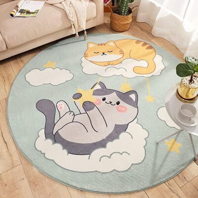 OEM Alfombras Lavables Para Habitación De Niños, Redondas Y Mullidas, Para Habitación De Bebé, Para Sala De Estar, Grandes, Para Juegos De Niños, Decoración De Bebés, 120 Cm OEM Alfombras Lavables Para Habitación De Niños, Redondas Y Mullidas, Para Habitación De Bebé, Para Sala De Estar, Grandes, Para Juegos De Niños, Decoración De Bebés, 120 Cm