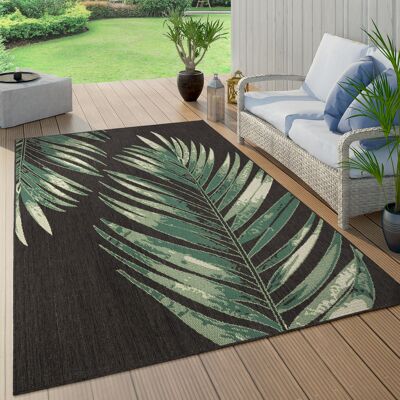 Alfombra exterior Paco Home - Hojas de palmera jungla - 160cm Alfombra exterior Paco Home - Hojas de palmera jungla - 160cm