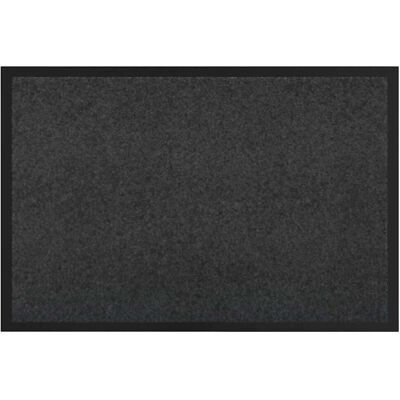 HELLOSHOP26 Felpudo Rectangular Antideslizante Moderno 60 X 40 X 1,2 Cm De Tela Teddy Antracita 020058995 HELLOSHOP26 Felpudo Rectangular Antideslizante Moderno 60 X 40 X 1,2 Cm De Tela Teddy Antracita 020058995