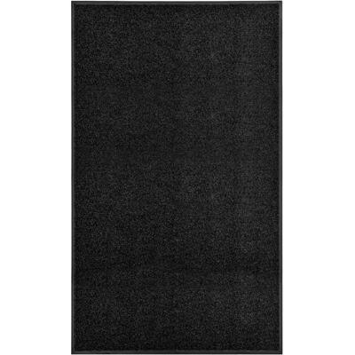 Vidaxl - Felpudo Lavable Negro 90x150 Cm Vidaxl - Felpudo Lavable Negro 90x150 Cm
