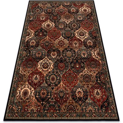 RUGSX Alfombra De Lana Kashqai 4373 500 Oriental, Enjerado Verde / Burdeos Green 240x340 Cm RUGSX Alfombra De Lana Kashqai 4373 500 Oriental, Enjerado Verde / Burdeos Green 240x340 Cm