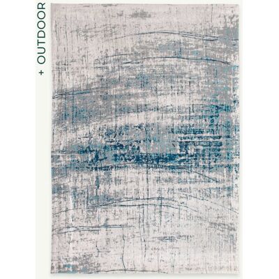 LOUIS DE POORTERE Griff Design - Alfombra Moderna Mad Men - Hecha En Bélgica - Acabado A Mano - Natural Antideslizante - 85% Algodón - 15% Poliéster - Bronx Azurite - 140 X 200 Cm LOUIS DE POORTERE Griff Design - Alfombra Moderna Mad Men - Hecha En Bélgica - Acabado A Mano - Natural Antideslizante - 85% Algodón - 15% Poliéster - Bronx Azurite - 140 X 200 Cm