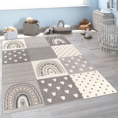 Paco Home - Alfombra Infantil Habitación Infantil Niña Niño Varios Estampados Y Tamaños Ø 120 Cm Redon, Gris 4 Paco Home - Alfombra Infantil Habitación Infantil Niña Niño Varios Estampados Y Tamaños Ø 120 Cm Redon, Gris 4