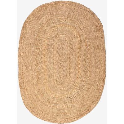 Alfombra En Yute Natural Ovalada (141x99,5 Cm) Tempo Sklum Alfombra En Yute Natural Ovalada (141x99,5 Cm) Tempo Sklum