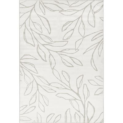 BELIANI Alfombra Moderna 160 X 230 Cm De Tela Motivo Hojas Sala De Estar Dormitorio Apto Para Calefacción Por Suelo Radiante Base Antideslizante Pelo Corto Beige Claro Bismil BELIANI Alfombra Moderna 160 X 230 Cm De Tela Motivo Hojas Sala De Estar Dormitorio Apto Para Calefacción Por Suelo Radiante Base Antideslizante Pelo Corto Beige Claro Bismil
