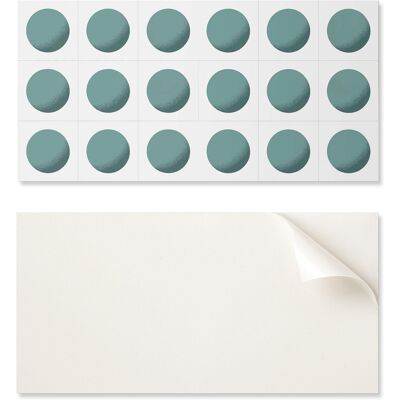 OEM Juego De Baldosas De Vinilo Con Motivo De Dormitorio: C铆rculos Geom茅tricos En Cuadr铆cula, 6x60x30 Cm. OEM Juego De Baldosas De Vinilo Con Motivo De Dormitorio: C铆rculos Geom茅tricos En Cuadr铆cula, 6x60x30 Cm.
