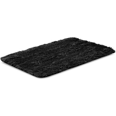OEM Alfombra Shaggy Antideslizante 80x120 Cm Negro OEM Alfombra Shaggy Antideslizante 80x120 Cm Negro