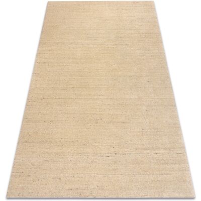 RUGSX Alfombra De Lana Berber Loom Arena Clara, Beige - Tejida A Mano Mezcla Grueso Beige 140x200 Cm RUGSX Alfombra De Lana Berber Loom Arena Clara, Beige - Tejida A Mano Mezcla Grueso Beige 140x200 Cm