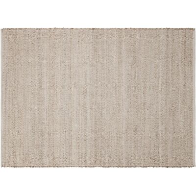 MILIBOO Alfombra Rectangular Beige De Yute Y Algodón Tejidos 160 X 230 Cm Camao MILIBOO Alfombra Rectangular Beige De Yute Y Algodón Tejidos 160 X 230 Cm Camao
