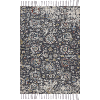 Alfombra de poliéster algodón multicolor Beliani - 150x230 cm - Floral vintage Alfombra de poliéster algodón multicolor Beliani - 150x230 cm - Floral vintage