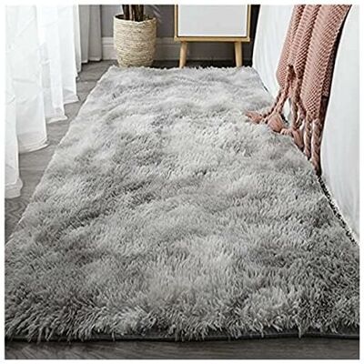 OEM Alfombra Moderna Zottelig Gris Y Blanca Para Salón, 80x120 Cm, Acogedora Alfombra Para Dormitorio, Ideal Para Suelos De Interior. OEM Alfombra Moderna Zottelig Gris Y Blanca Para Salón, 80x120 Cm, Acogedora Alfombra Para Dormitorio, Ideal Para Suelos De Interior.