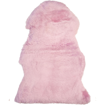 BELIANI Alfombra De Cuero Rosa Piel De Oveja 65 X 110 Cm Decoración Para Salón O Dormitorio Uluru BELIANI Alfombra De Cuero Rosa Piel De Oveja 65 X 110 Cm Decoración Para Salón O Dormitorio Uluru
