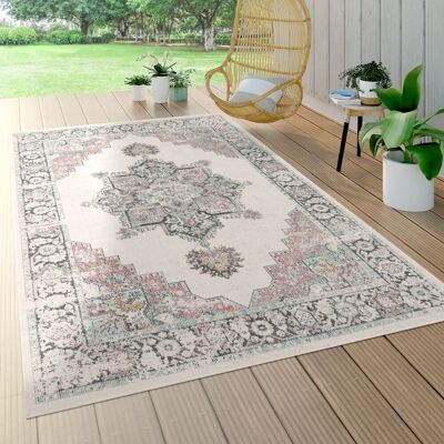 PACO HOME Torres 275 - Alfombra Vintage Oriental de Exterior PACO HOME Torres 275 - Alfombra Vintage Oriental de Exterior