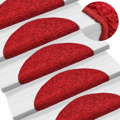 Décoshop26 - 15 Alfombras De Escalera Rojas Con Tiras Adhesivas 56 X 20 Cm Dec023567 Décoshop26 - 15 Alfombras De Escalera Rojas Con Tiras Adhesivas 56 X 20 Cm Dec023567