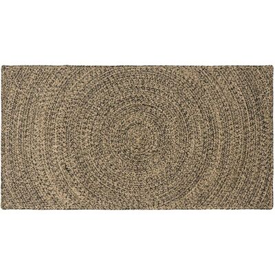 Alfombras De Área Natural Y Negro 100 X 200 Cm Yute Vidaxl Alfombras De Área Natural Y Negro 100 X 200 Cm Yute Vidaxl