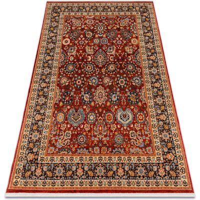 Rugsx - Alfombra Keshan Franjas, Ornamento, Marco Oriental 7573/53577 Burdeos / Azul Oscuro Multicolour 300x380 Cm Rugsx - Alfombra Keshan Franjas, Ornamento, Marco Oriental 7573/53577 Burdeos / Azul Oscuro Multicolour 300x380 Cm