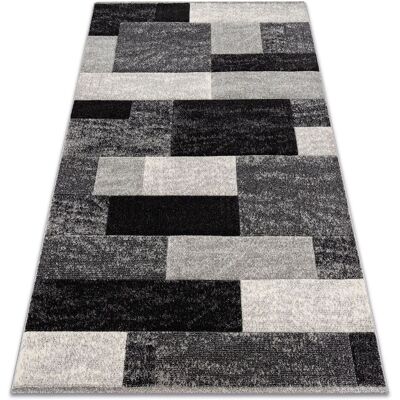 RUGSX Alfombra Feel 5756/16811 Rectángulos Gris Grey 280x370 Cm RUGSX Alfombra Feel 5756/16811 Rectángulos Gris Grey 280x370 Cm