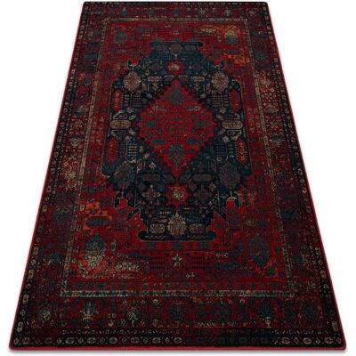 RUGSX Alfombra De Lana Omega Harun Azul Red 235x350 Cm RUGSX Alfombra De Lana Omega Harun Azul Red 235x350 Cm