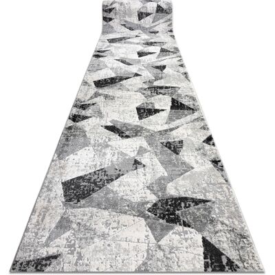 RUGSX Alfombra De Pasillo Tuls 51211 Moderna, Geométrico Antracita 70 Cm Grey 70x830 Cm RUGSX Alfombra De Pasillo Tuls 51211 Moderna, Geométrico Antracita 70 Cm Grey 70x830 Cm