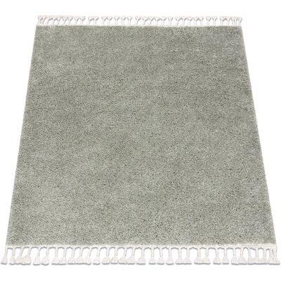 RugsX - Alfombra berber cuadrado 9000 verde Shaggy 120x120 cm - Alfombra RugsX - Alfombra berber cuadrado 9000 verde Shaggy 120x120 cm - Alfombra