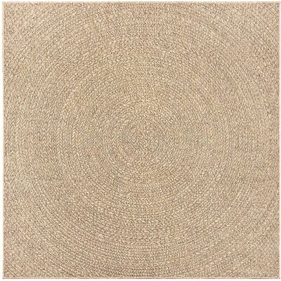Vidaxl - Alfombra Zizur Apariencia De Yute Interior Exterior 240x240 Cm Vidaxl - Alfombra Zizur Apariencia De Yute Interior Exterior 240x240 Cm