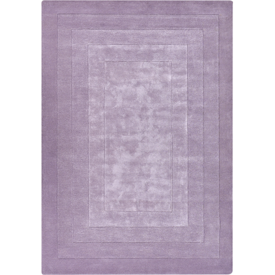 BELIANI Alfombra Moderna De Viscosa Y Lana Hecha A Mano Diseño Liso 160 X 230 Cm Violeta Kappar BELIANI Alfombra Moderna De Viscosa Y Lana Hecha A Mano Diseño Liso 160 X 230 Cm Violeta Kappar