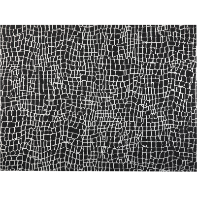 Alfombra Moderna Beliani Negro Blanco Poliéster Algodón 300x400cm Alfombra Moderna Beliani Negro Blanco Poliéster Algodón 300x400cm