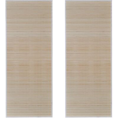Décoshop26 - Juego De 2 Alfombras Rectangulares De Bambú Natural 120x180 Cm Dec023996 Décoshop26 - Juego De 2 Alfombras Rectangulares De Bambú Natural 120x180 Cm Dec023996