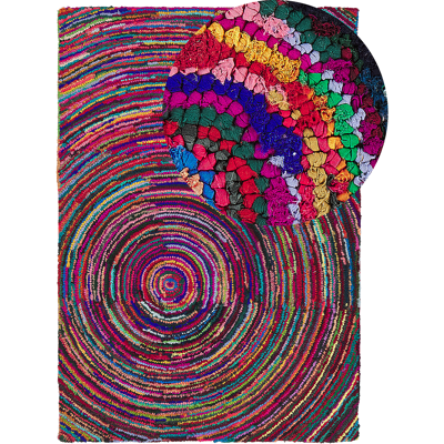 Alfombra Beliani Multicolor - Patrón Abstracto - 160x230cm Alfombra Beliani Multicolor - Patrón Abstracto - 160x230cm