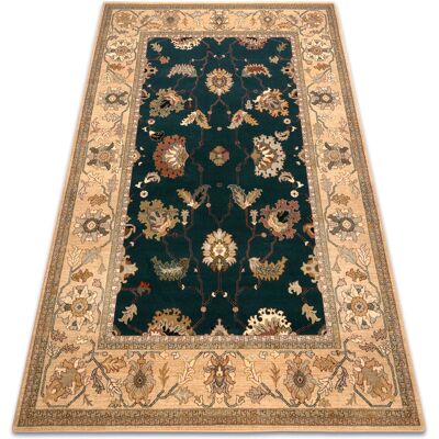 Rugsx - Alfombra De Lana Polonia Loare Marco Verde Oscuro Green 235x350 Cm Rugsx - Alfombra De Lana Polonia Loare Marco Verde Oscuro Green 235x350 Cm