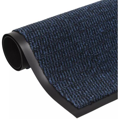 DÉCOSHOP26 Felpudo Rectangular 120 X 180 Cm Azul Dec023108 DÉCOSHOP26 Felpudo Rectangular 120 X 180 Cm Azul Dec023108