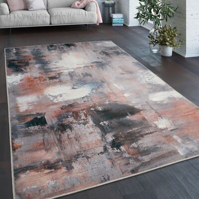 Paco Home Alfombra Salon De Habitacion Tejido Plano Modern Abstract Vintage Se Puede Lavar Ø 200 Cm Redon, Multicolor 4 Paco Home Alfombra Salon De Habitacion Tejido Plano Modern Abstract Vintage Se Puede Lavar Ø 200 Cm Redon, Multicolor 4