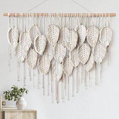 OEM Tapiz De Macramé Con Estampado De Hojas, Alfombra Bohemia Grande Tejida A Mano Con Borlas, Decoración De Pared De Estilo Bohemio Chic Para Dormitorio, Sala De Estar O Apartamento (beige). OEM Tapiz De Macramé Con Estampado De Hojas, Alfombra Bohemia Grande Tejida A Mano Con Borlas, Decoración De Pared De Estilo Bohemio Chic Para Dormitorio, Sala De Estar O Apartamento (beige).