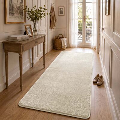 Vounot® Alfombra Moderna Para Salón 80x200cm, Beige Vounot® Alfombra Moderna Para Salón 80x200cm, Beige