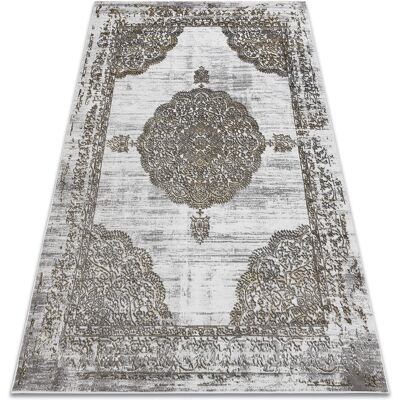 Alfombra LIRA Gris / Oro - Modern, Estructural, Glamour - 80x150cm Alfombra LIRA Gris / Oro - Modern, Estructural, Glamour - 80x150cm