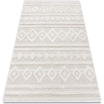 Rugsx - Alfombra Eco Sisal Moroc 22322 Rombos, Líneas, Boho Franjas - Estructural Beige / Crema Beige 117x170 Cm Rugsx - Alfombra Eco Sisal Moroc 22322 Rombos, Líneas, Boho Franjas - Estructural Beige / Crema Beige 117x170 Cm