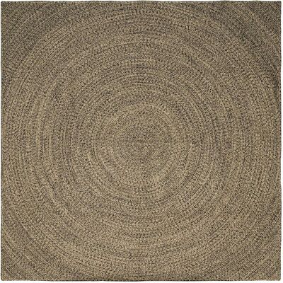 Alfombras De Área Natural Y Negro 240 X 240 Cm Yute Vidaxl Alfombras De Área Natural Y Negro 240 X 240 Cm Yute Vidaxl