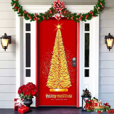 OEM Felpudo Navideño Reutilizable De Tela De Poliéster - J OEM Felpudo Navideño Reutilizable De Tela De Poliéster - J
