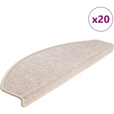 Alfombrillas Para Escaleras, 20 Unidades, 65x24x4 Cm, Color Topo, Semicirculares, Grandes Vidaxl Alfombrillas Para Escaleras, 20 Unidades, 65x24x4 Cm, Color Topo, Semicirculares, Grandes Vidaxl