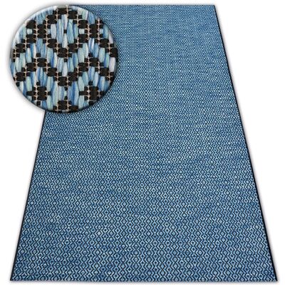 Dywany Łuszczów Alfombra SISAL LOFT 21144 azul/negro/plateado 80x150 cm - Alfombra Dywany Łuszczów Alfombra SISAL LOFT 21144 azul/negro/plateado 80x150 cm - Alfombra
