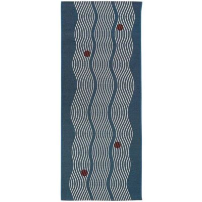 Alfombra Nippon Line Rectangular, 75 X 200 Cm, Azul - Atmosphera Créateur D'Intérieur Alfombra Nippon Line Rectangular, 75 X 200 Cm, Azul - Atmosphera Créateur D'Intérieur