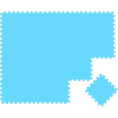 LittleTom - Puzzle Foam Mat 18Pcs - Azul - 30x30 - Puzzle Foam Mat LittleTom - Puzzle Foam Mat 18Pcs - Azul - 30x30 - Puzzle Foam Mat