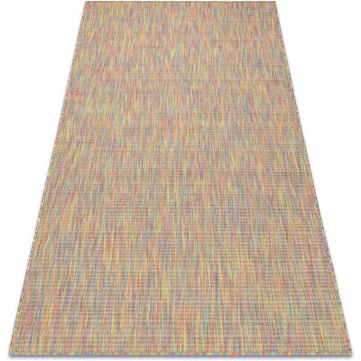 FISY Verde arcoíris Alfombra sisal tejida plana - Alfombra FISY Verde arcoíris Alfombra sisal tejida plana - Alfombra