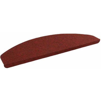 Alfombras Autoadhesivas Para Escaleras Semicircular 15 Pcs Rojo Vidaxl Alfombras Autoadhesivas Para Escaleras Semicircular 15 Pcs Rojo Vidaxl