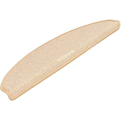 Alfombrillas Para Escaleras 15 Unidades 65x21x4 Cm Crema Semicircular Grande Vidaxl Alfombrillas Para Escaleras 15 Unidades 65x21x4 Cm Crema Semicircular Grande Vidaxl