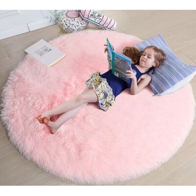 OEM Alfombra Redonda Rosa De 1,2 Metros X 1,2 Metros, Ideal Para La Habitación De Una Niña. Una Alfombra Redonda Y Suave Es Perfecta Para La Habitación De Los Niños. OEM Alfombra Redonda Rosa De 1,2 Metros X 1,2 Metros, Ideal Para La Habitación De Una Niña. Una Alfombra Redonda Y Suave Es Perfecta Para La Habitación De Los Niños.