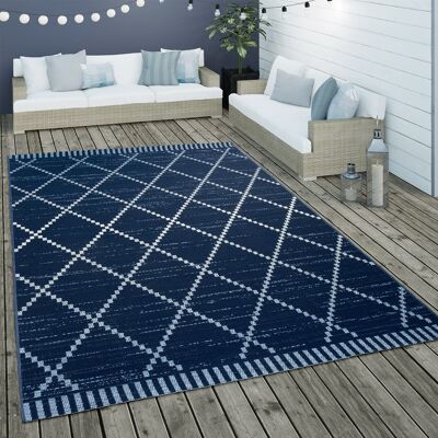 Paco Home - Alfombra De Tejido Plano Interior Y Exterior Étnica Diseño Geométrico Escandinavo Azul Blanco 80x150 Cm Paco Home - Alfombra De Tejido Plano Interior Y Exterior Étnica Diseño Geométrico Escandinavo Azul Blanco 80x150 Cm