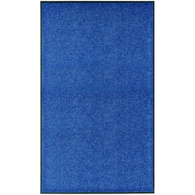 DÉCOSHOP26 Felpudo Lavable 90 X 150 Cm Azul Poliamida Pvc Antideslizante Dec040605 DÉCOSHOP26 Felpudo Lavable 90 X 150 Cm Azul Poliamida Pvc Antideslizante Dec040605